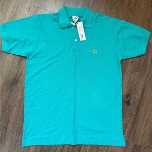 NWT Lacoste Men's Teal (Caiman ) Polo Shirt